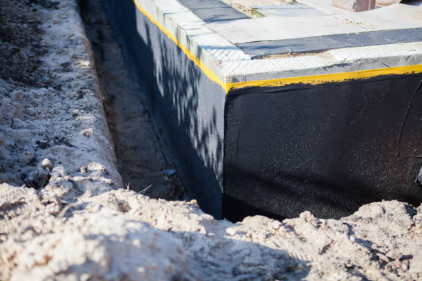 Residential Waterproofing installation at a Little Ferry, NJ home by SJ Waterproofing Pros
